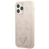 Schutzhülle IPHONE 13 PRO Guess Hardcase 4G Triangle Logo Cardslot (GUHCP13LP4TPP) rosa