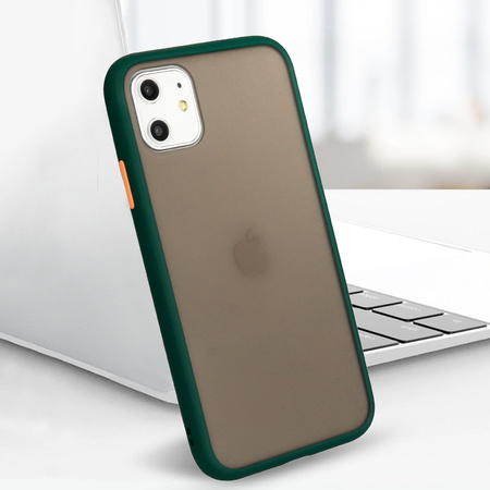 Vennus Color Button Bumper do Xiaomi Redmi 8A Zielony