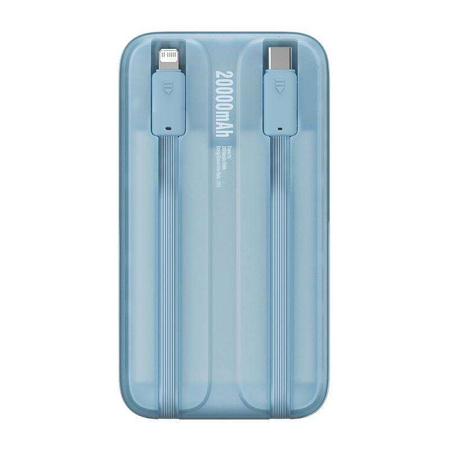 Powerbank Baseus Comet z kablem USB do USB-C, 10000mAh, 22.5W (niebieski)