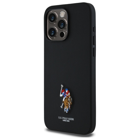 US Polo USHCP15XPEMK iPhone 15 Pro Max    6,7" czarny/black Embroidered DH Color