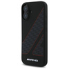 Original Handyhülle IPHONE 16 AMG Hardcase Checkered Flag Pattern MagSafe (AMHMP16S2SCFR) schwarz