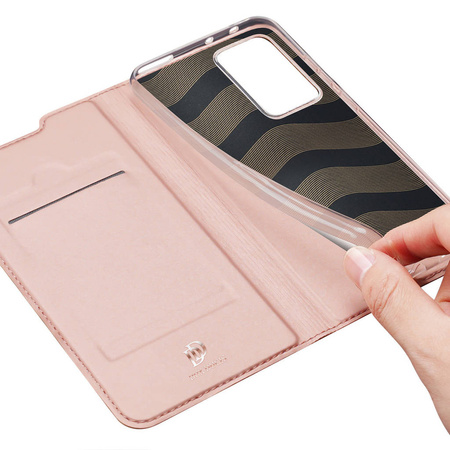 Case XIAOMI 12 PRO with a Flip Dux Ducis Skin Leather light pink
