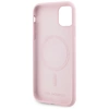 Karl Lagerfeld Silikon Karl&amp;Choupette MagSafe iPhone 11 Hülle - Rosa