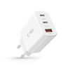 TECH-PROTECT ŁAD SIEC NC30W QC 3.0 2xUSB-C/USB WHITE