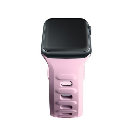 3MK Silicone Watch Strap różowy/powder pink dla Apple Watch 38/40/41mm