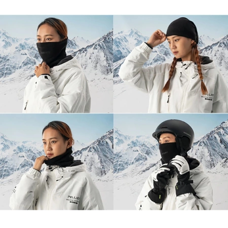 Qunature Oli Ski Neck Warmer Size L - Black