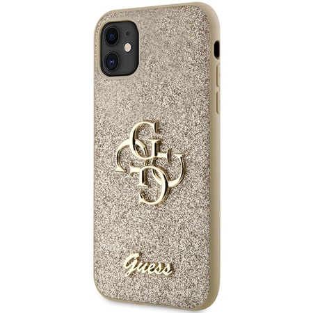 Original Case IPHONE 11 / XR Guess Hardcase Glitter Script Big 4G