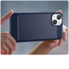 Carbon Case etui iPhone 14 elastyczny żelowy pokrowiec na tył plecki niebieski