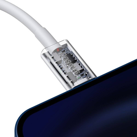 Baseus Superior kabel USB Typ C - Lightning Power Delivery 20 W 0,25 m Biały (CATLYS-02)