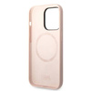 Karl Lagerfeld Liquid Silicone Karl & Choupette MagSafe - Etui iPhone 14 Pro (różowy)