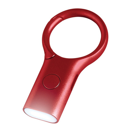 Lexon Nomaday Brelok z latarkąciemnoczerwony/dark red LL136DR