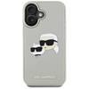 Schutzhülle IPHONE 16 Karl Lagerfeld HC 3D Rubber Double Heads beige