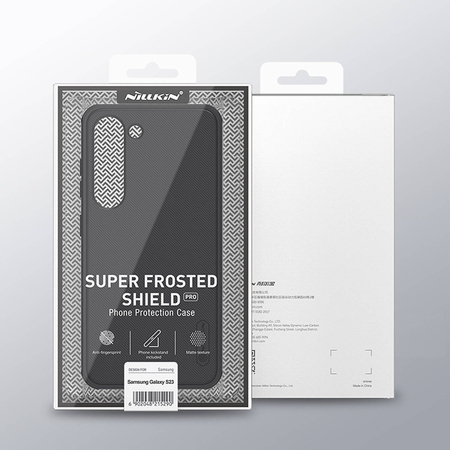 Nillkin Super Frosted Shield Pro etui Samsung Galaxy S23+ pancerny pokrowiec + podstawka na telefon zielone