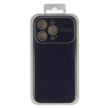 Soft Silicone Lens Case do Iphone 14 Pro fioletowy