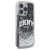 Etui IPHONE 16 PRO MAX DKNY Hardcase Liquid Glitter Arch Logo (DKHCP16XLBNAEK) czarne