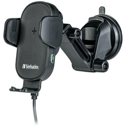 Bezprzewodowa ładowarka samochodowa      Verbatim FWC-01 15W Qi czarny 49552