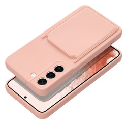 Futerał CARD CASE do SAMSUNG A25 5G różowy