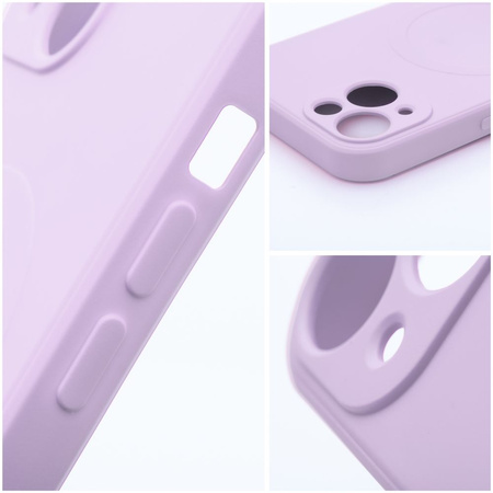 Futerał Silicone Mag Cover kompatybilny z MagSafe do IPHONE 11 PRO różowy