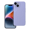 Futerał Silicone Mag Cover kompatybilny z MagSafe do IPHONE 14 fioletowy
