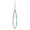 Guess zawieszka GUSTPEARP Phone Strap niebieski/blue Heishi Beads