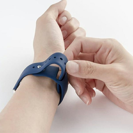 Mercury pasek Silicon Apple Watch 38/40/41 mm niebieski/navy