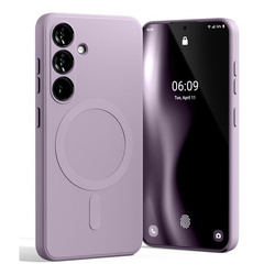 Mercury Semi-Silicon Magsafe Samsung S24 FE, LILAC PURPLE / LILIOWY FIOLET