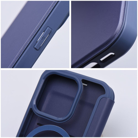 Kabura SMART MAG kompatybilna z MagSafe do IPHONE 15 niebieska