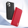 Dux Ducis Hivo echt Leder booktype case schutzhülle aufklappbare hülle für iPhone 14 Pro braun