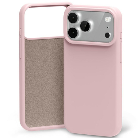 Etui Mercury Silicone do iPhone 17 Pro   rożowo-piaskowy