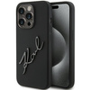 Etui Karl Lagerfeld Silicone Karl Script na iPhone 15 Pro - czarne