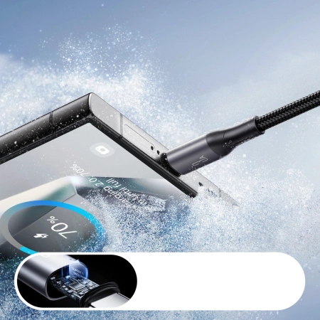 Kabel Joyroom S-A28 Flash Series 3A USB-A - USB-C 1m - czarny