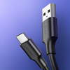 Ugreen kabel przewód USB - USB Typ C Quick Charge 3.0 3A 0,25m czarny (US287 60114)