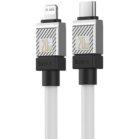 Baseus kabel CoolPlay USB-C - Lightning 2m 20W biały