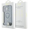 Oryginalne Etui IPHONE 16 Guess HC IML Leopard Triangle Cord Strap czarne