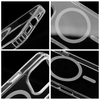 Drop Glue Colorful Ring Mag Cover kompatybilny z MagSafe pasuje do IPHONE 12 PRO MAX szary