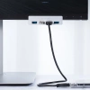 HUB 4-portowy montowany na zacisk USB-A 3.0 - srebrny