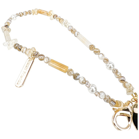 Zawieszka na torebkę handstrap Nimmy     Magnetic fashion brązowy