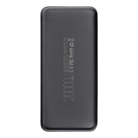 Bateria zewnętrzna (Powerbank) VEGER A20 - 20 000mAh czarny (W2015)