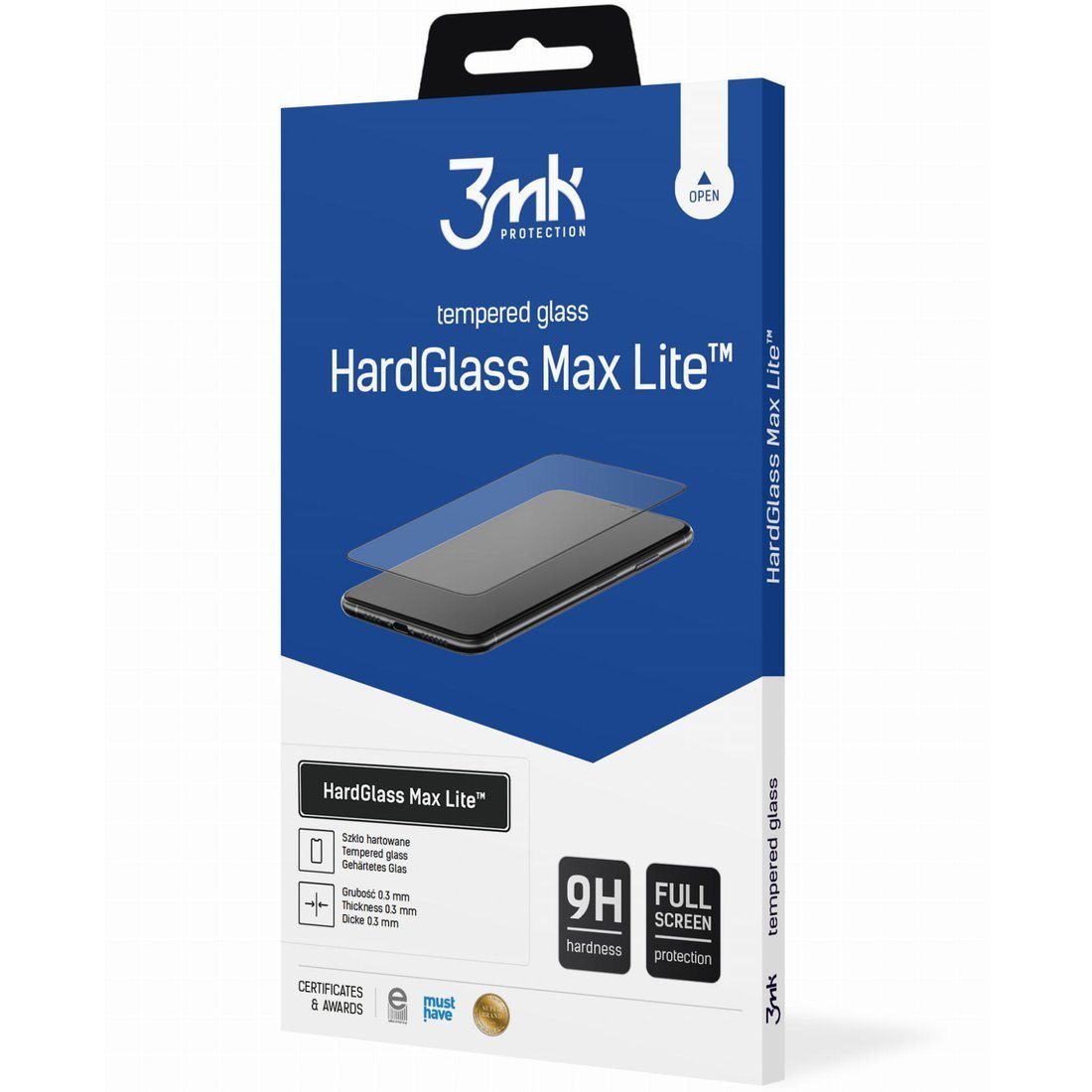 3MK HG Max Lite iPhone 12 Mini 5,4" black
