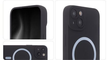 Nakładka Silicon Soft Mag iPhone 16 Pro Max czarna