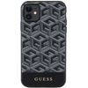 Guess GUHMN61HGCFSEK iPhone 11 / Xr 6,1" schwarz/schwarzes Hardcase GCube Stripes MagSafe