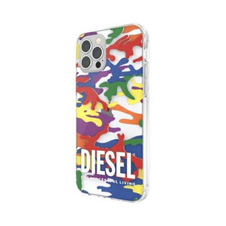 Diesel Clear Case Pride Camo AOPiPhone 12/12 Pro multikolor/colorful 44332
