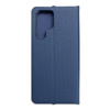 Kabura LUNA Book Carbon do SAMSUNG S22 Ultra niebieski