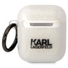 Oryginalne Etui APPLE AIRPODS Karl Lagerfeld Gliter Karl&Choupette (KLA2HNKCTGT) transparentne