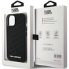 Karl Lagerfeld Quilted K Pattern case for iPhone 15 - black