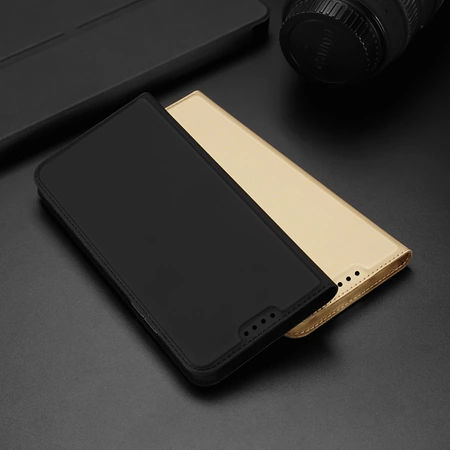 Dux Ducis Skin Pro case for Oppo Reno 8 flip cover card wallet stand blue