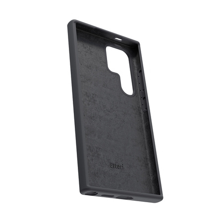 Nakładka Etteri Silicone Case do Samsung Galaxy S24 Ultra czarna