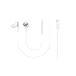 Samsung Galaxy słuchawki przewodowe E0-IC100 USB-C dokanałowe białe
