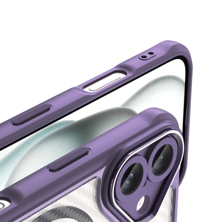 Leading Series MagSafe Silicone Case for iPhone 16 - Purple