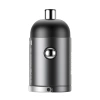 Baseus Tiny Star PPS mini inteligentna ładowarka samochodowa USB 30W Quick Charge 3.0 szary (VCHX-A0G)